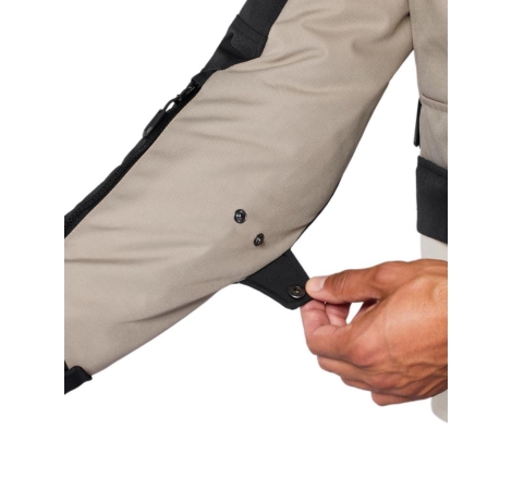 Giacca moto in tessuto Rev'it Outback 5 H2O Sabbia Nero