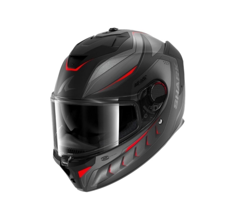 Casco Integrale Shark SPARTAN GT PRO CARBON MEKARIUM Carbonio Antracite Rosso Opaco
