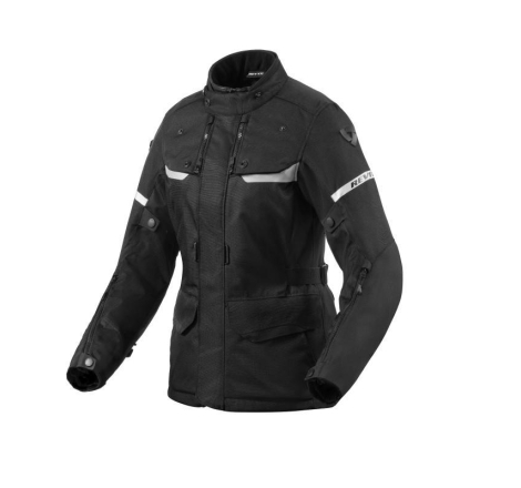 Giacca moto in tessuto Rev'it Outback 4 H2O Ladies 3 Strati Nero