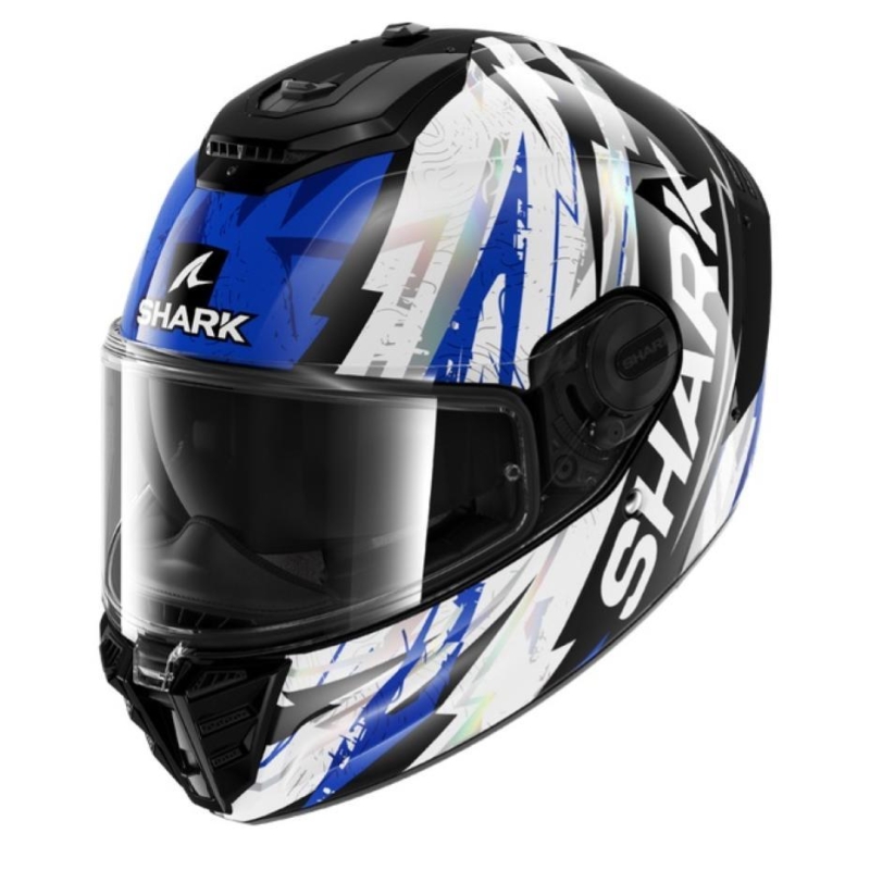 Casco Integarale SPARTAN RS HIBOLT Nero Blu Cromo
