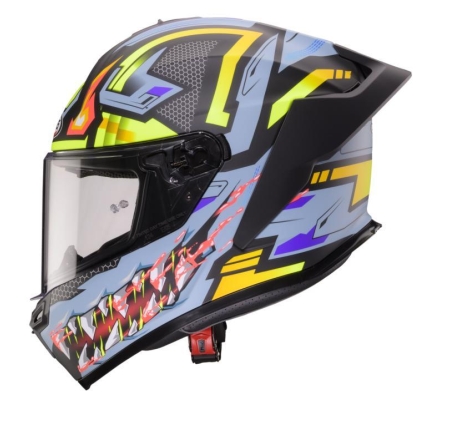 Casco Integrale Caberg Roxter Hunter Nero Grigio Giallo
