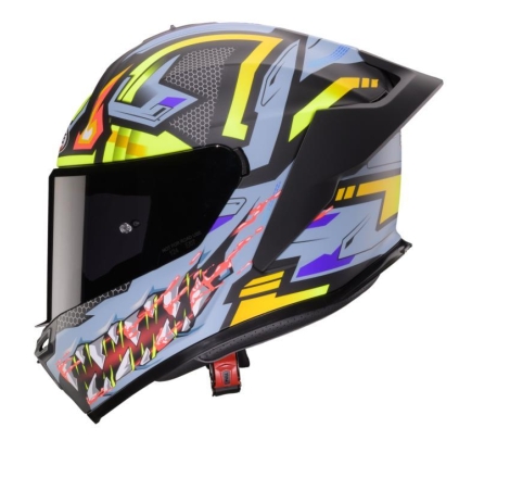 Casco Integrale Caberg Roxter Hunter Nero Grigio Giallo