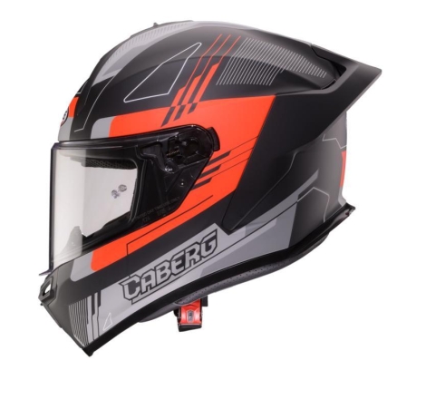 Casco Integrale Caberg Roxter Colt Nero Rosso Grigio Opaco