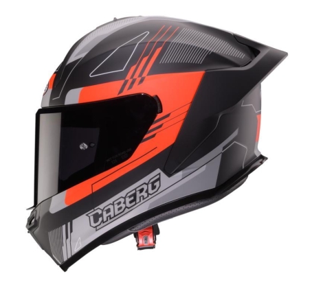Casco Integrale Caberg Roxter Colt Nero Rosso Grigio Opaco