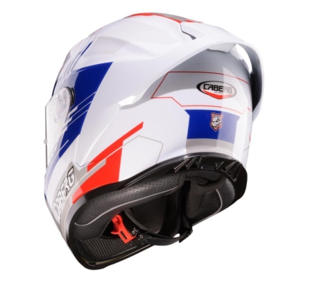 Casco Integrale Caberg Roxter Colt Bianco Rosso Blu Grigio