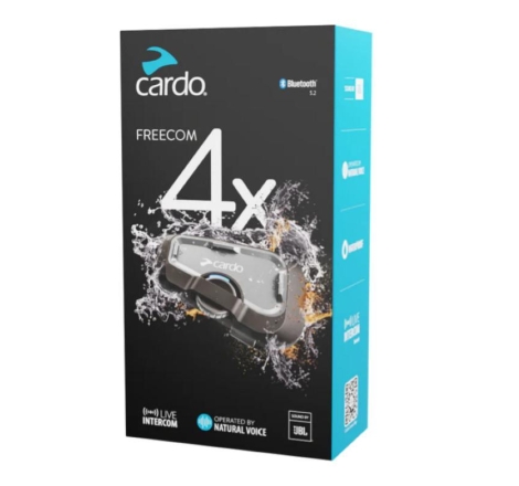 Interfoni Bluetooth Cardo FREECOM 4X per Due Caschi
