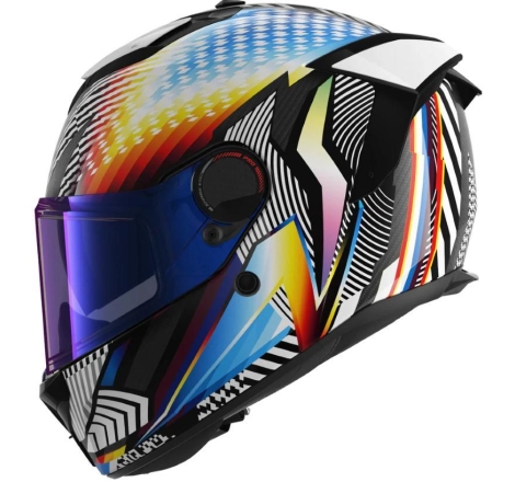 Casco Integrale Shark SPARTAN GT PRO CARBON STHYR Cabonio Bianco Cromo