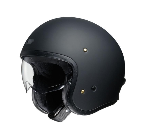 Casco Jet Shoei J-O2 Nero Opaco