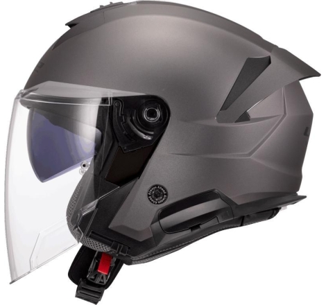 Casco Jet Ls2 OF618 Verso II Titanio Opaco