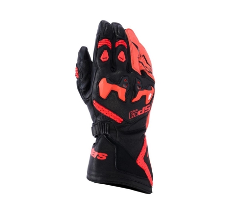 Guanti Alpinestars Sp-9 Nero Rosso Fluorescente