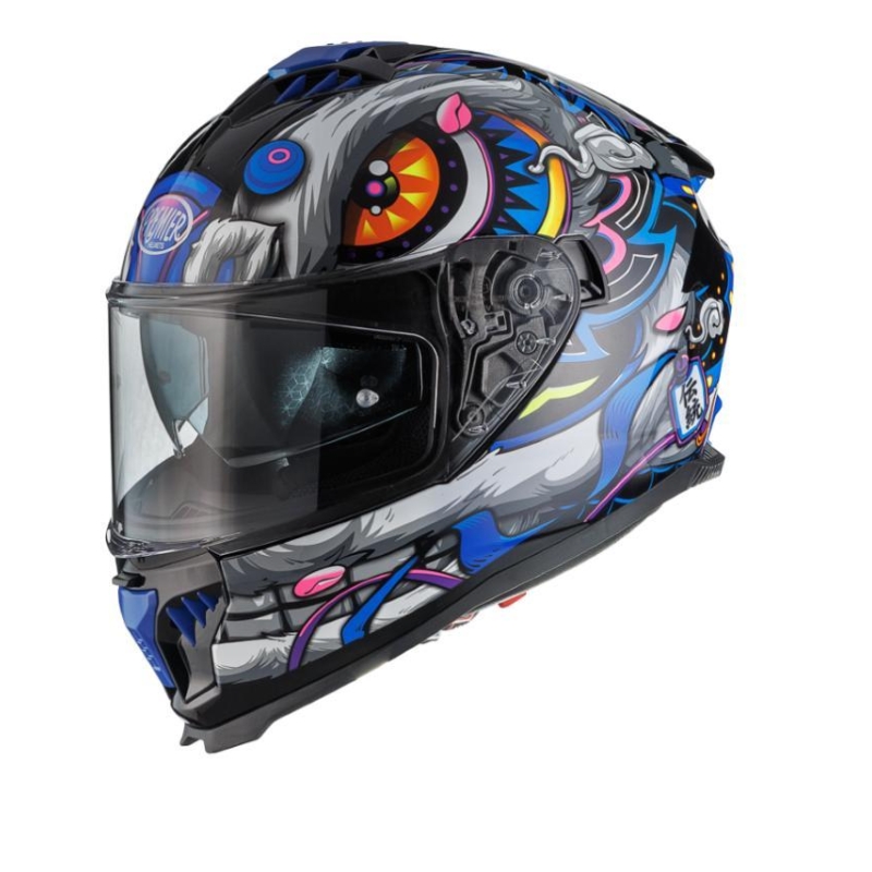 Casco Integrale Premier Typhoon LY18 Blu