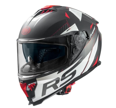 Casco Integrale Premier Typhoon RS2BM Nero Bianco Rosso Opaco