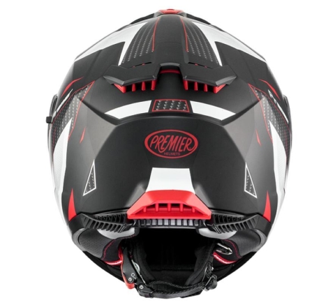 Casco Integrale Premier Typhoon RS2BM Nero Bianco Rosso Opaco