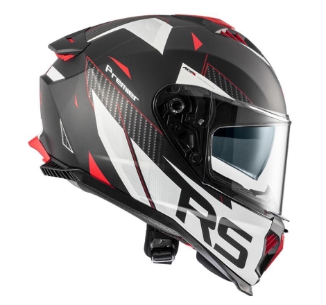 Casco Integrale Premier Typhoon RS2BM Nero Bianco Rosso Opaco