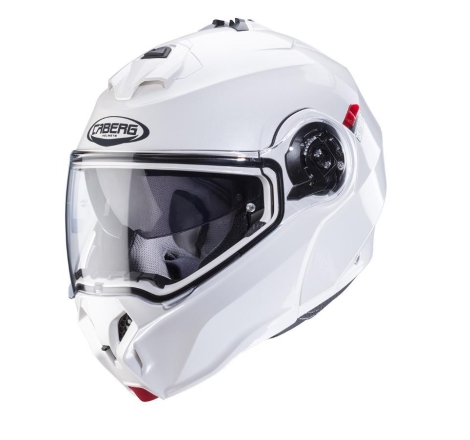 Casco Caberg Modulare Duke Evo Bianco Metallizzato