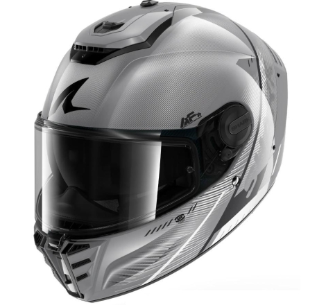 Casco Integrale Shark SPARTAN RS Speed Tech Grigio Bianco Nero