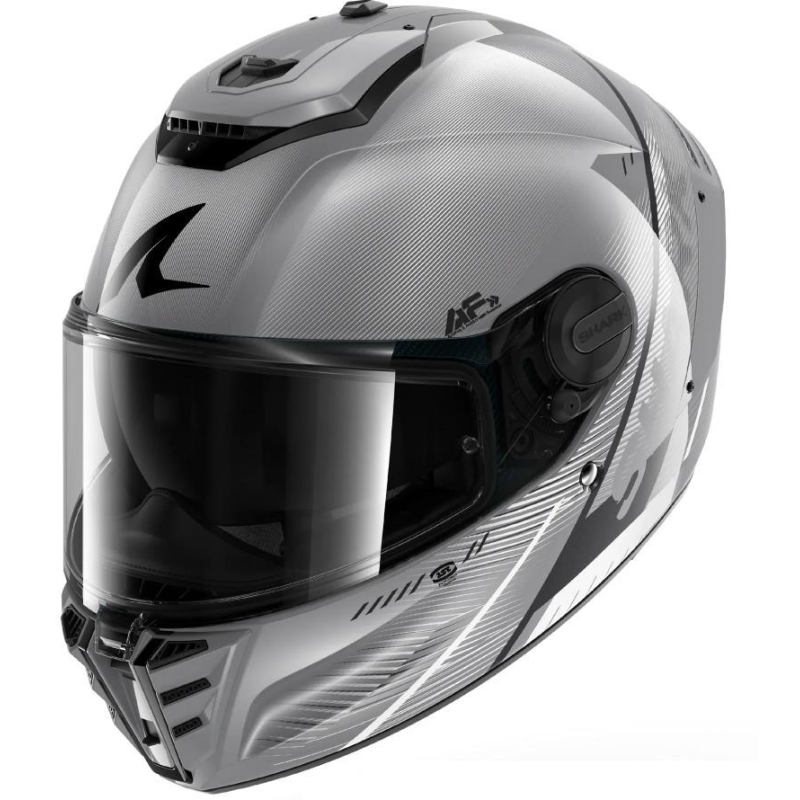 Casco Integrale Shark SPARTAN RS Speed Tech Grigio Bianco Nero