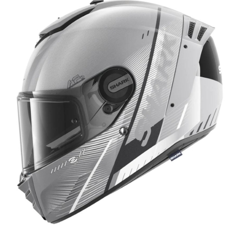 Casco Integrale Shark SPARTAN RS Speed Tech Grigio Bianco Nero