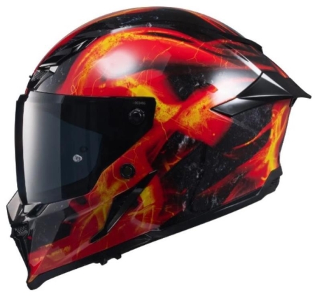 Casco integrale Mph Blade VULCANO Rosso