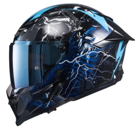 Casco integrale Mph Blade ZEUS Blu Nero