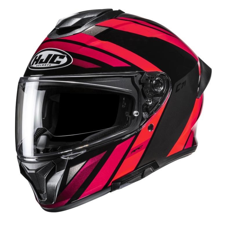Casco Integrale Hjc C71 FABER Nero Rosso
