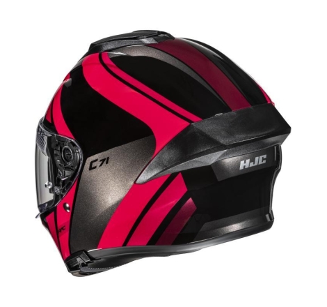 Casco Integrale Hjc C71 FABER Nero Rosso