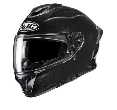 Casco Integrale Hjc C71 Nero Metalizzato Lucido