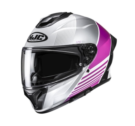 Casco Integrale Hjc C71 MORIX Grigio Nero Viola