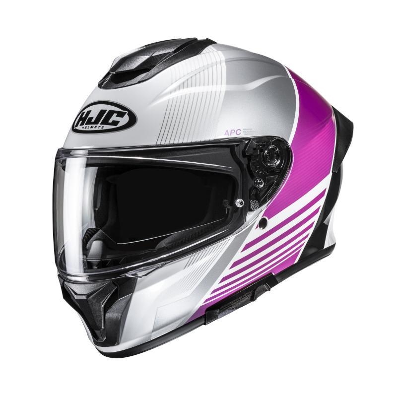 Casco Integrale Hjc C71 MORIX Grigio Nero Viola