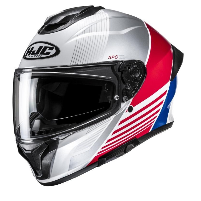 Casco Integrale Hjc C71 MORIX Bianco Rosso Blu
