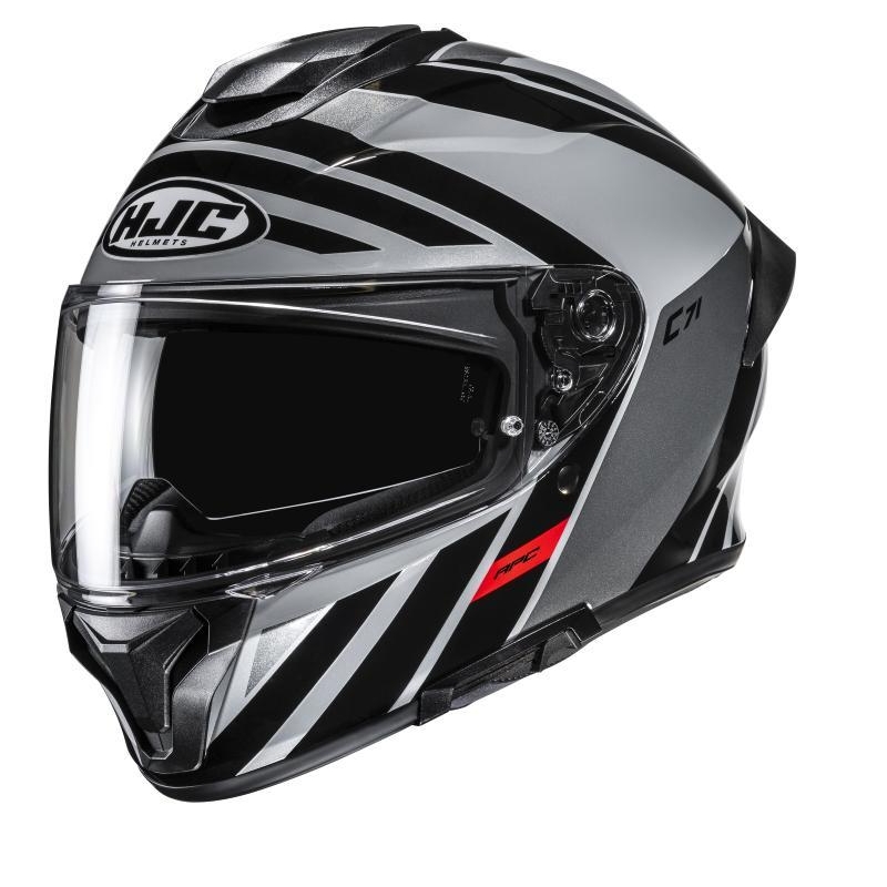 Casco Integrale Hjc C71 FABER Nero Grigio