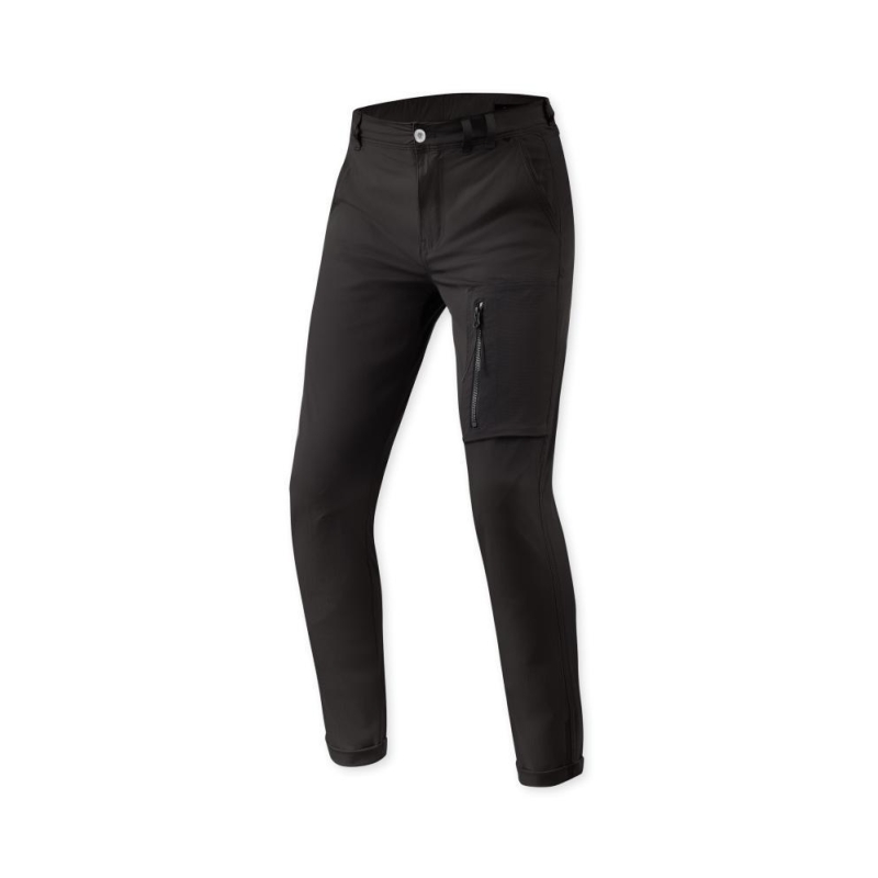 Pantaloni moto Rev'it CHINO TERRY Skinny L32 Nero