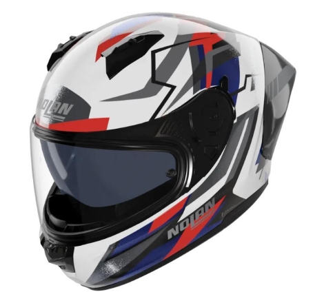 Casco Integrale Nolan N60-6 SPORT CORSA 355 Bianco Blu Rosso