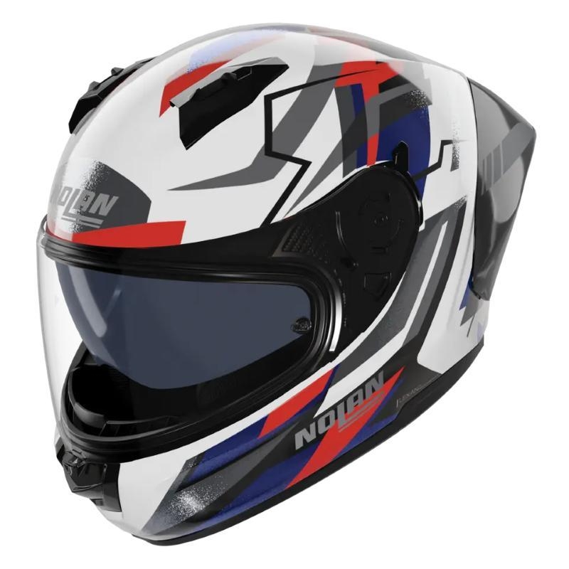 Casco Integrale Nolan N60-6 SPORT CORSA 355 Bianco Blu Rosso