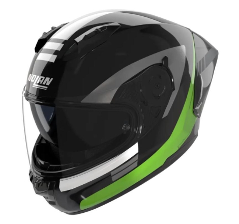 Casco Integrale Nolan N60-6 SPORT CONTRASTO 358 Nero Grigio Verde