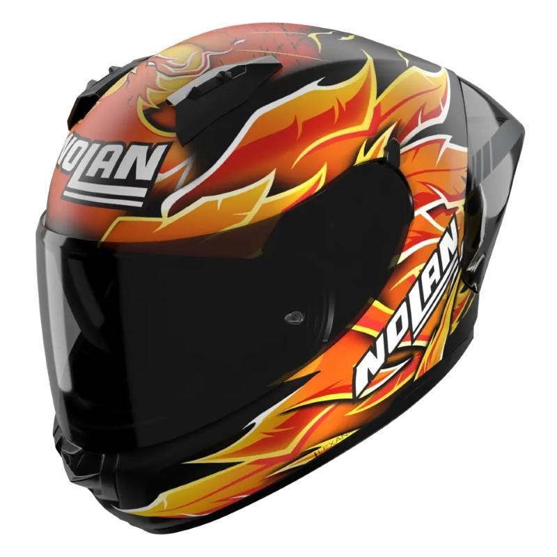 Casco Integrale Nolan N60-6 SPORT REPLICA IANNONE 360 Rosso Arancio Giallo