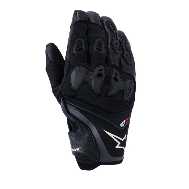 Guanti Alpinestars Pelle Tessuto SP-R Pro Nero
