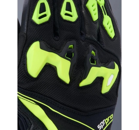 Guanti Alpinestars Pelle Tessuto SP-R Pro Nero