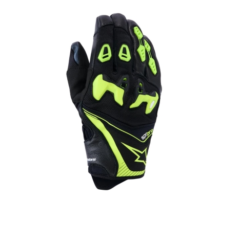 Guanti Alpinestars Pelle Tessuto SP-R Pro Nero Giallo