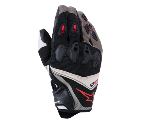 Guanti Alpinestars Pelle Tessuto SP-R Pro Noce Mastice Nero