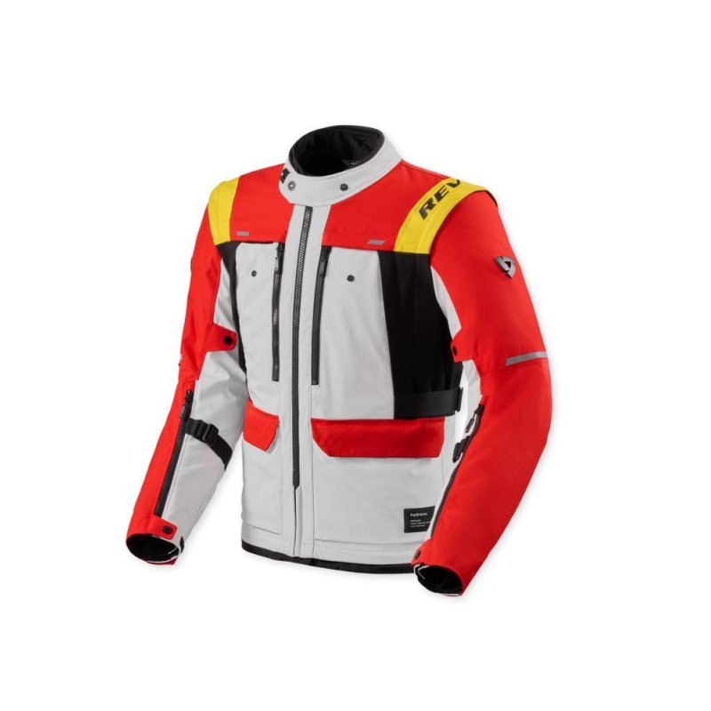 Giacca moto Rev'it Tessuto OFFTRACK 3 H2O 3 Strati Rosso Bianco