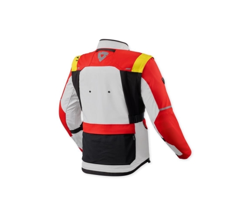Giacca moto Rev'it Tessuto OFFTRACK 3 H2O 3 Strati Rosso Bianco