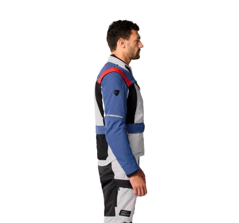 Giacca moto Rev'it Tessuto OFFTRACK 3 H2O 3 Strati Blu Grigio