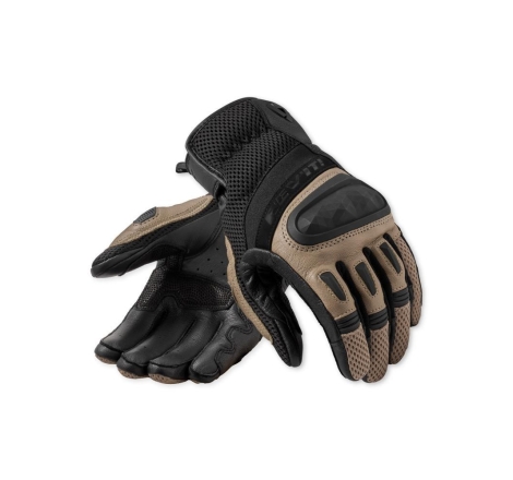Guanti Moto Pelle Rev'it Dirt 4 Nero Sabbia