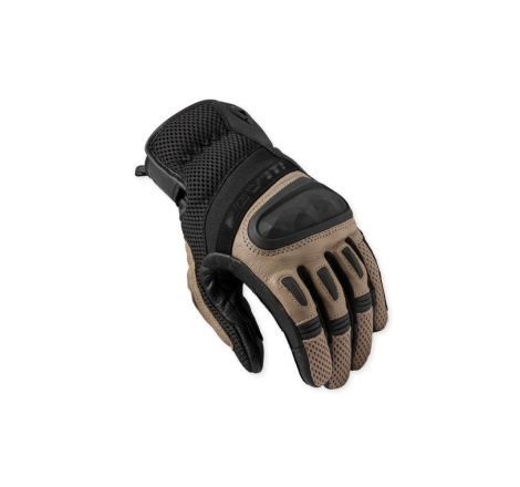 Guanti Moto Pelle Rev'it Dirt 4 Nero Sabbia