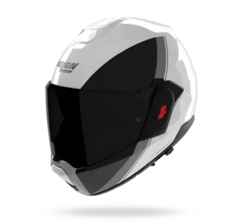 Casco Modulare Nolan N120-1 VERNICIATURA SPECIALE Perla Nero Grigio