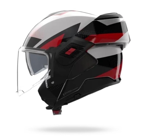 Casco Modulare Nolan N120-1 CICLONE Bianco Nero Rosso