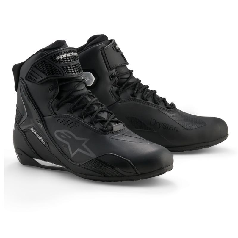 Scarpe moto Alpinestars Stella Faster-4 Drystar® Donna Nero Argento