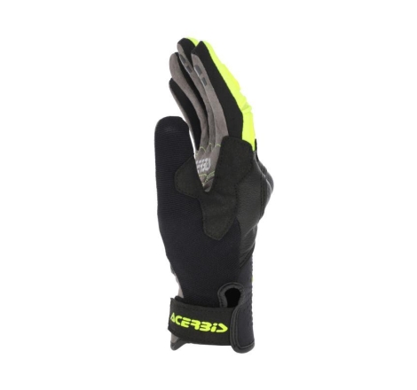 Guanti Moto Pelle Tessuto Acerbis Carbon G 5.0 Nero Giallo