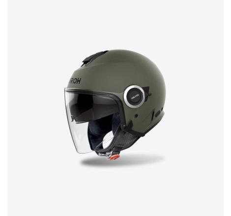Casco Airoh Jet HELYOS Verde Opaco